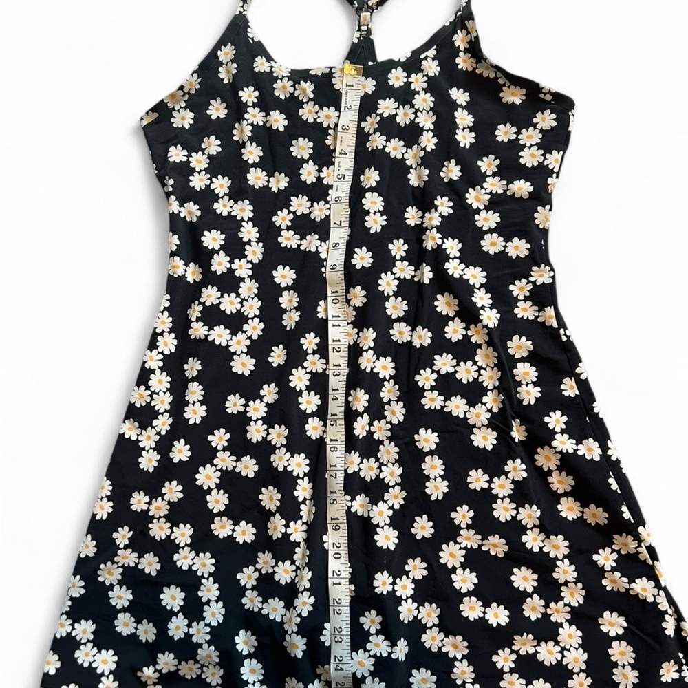 Outdoor Voices Black Daisy-Print Mini Dress - Picture 6 of 8
